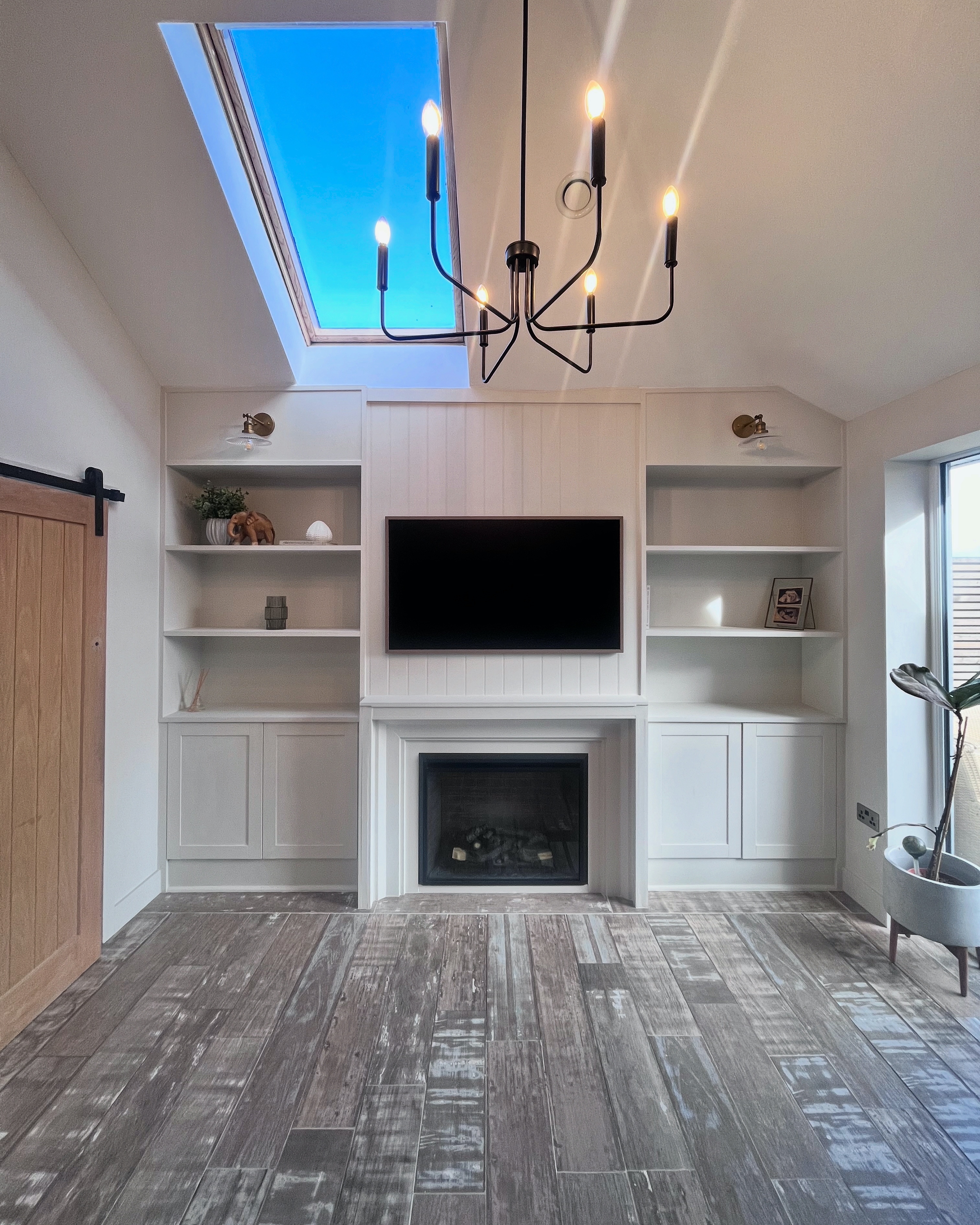 Custom designed media wall plymouth